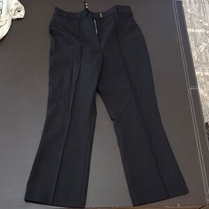L'Academie Black Pants with Gold Accent
